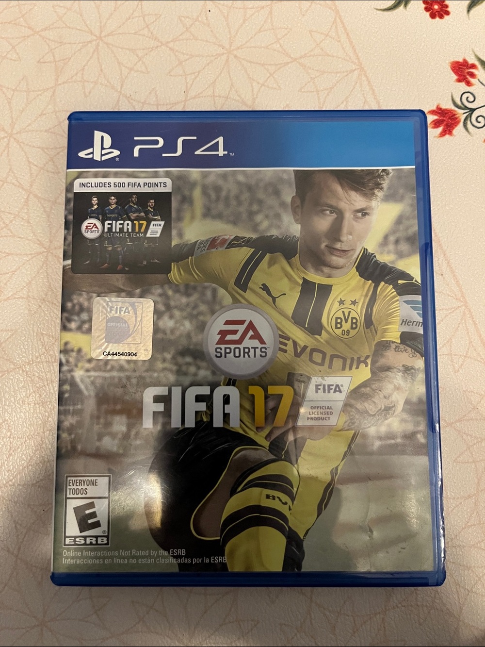 FIFA 17 PS4 Game by — Yellow and Black Cover